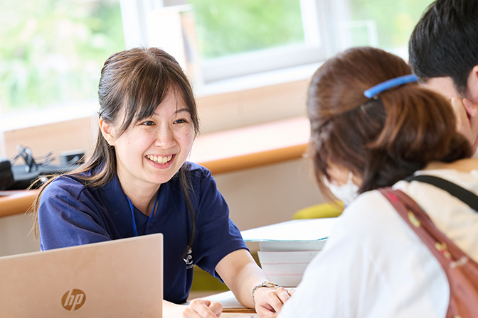 進学アドバイザーとの個別相談コーナー